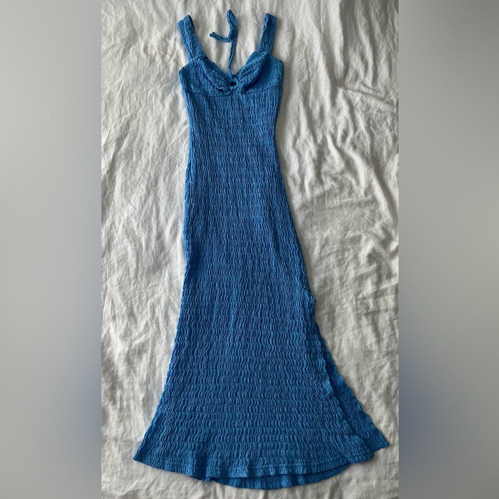 Chic Blue Maxi Dress